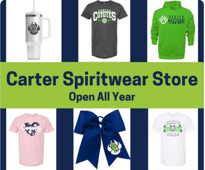 carter spirit wear