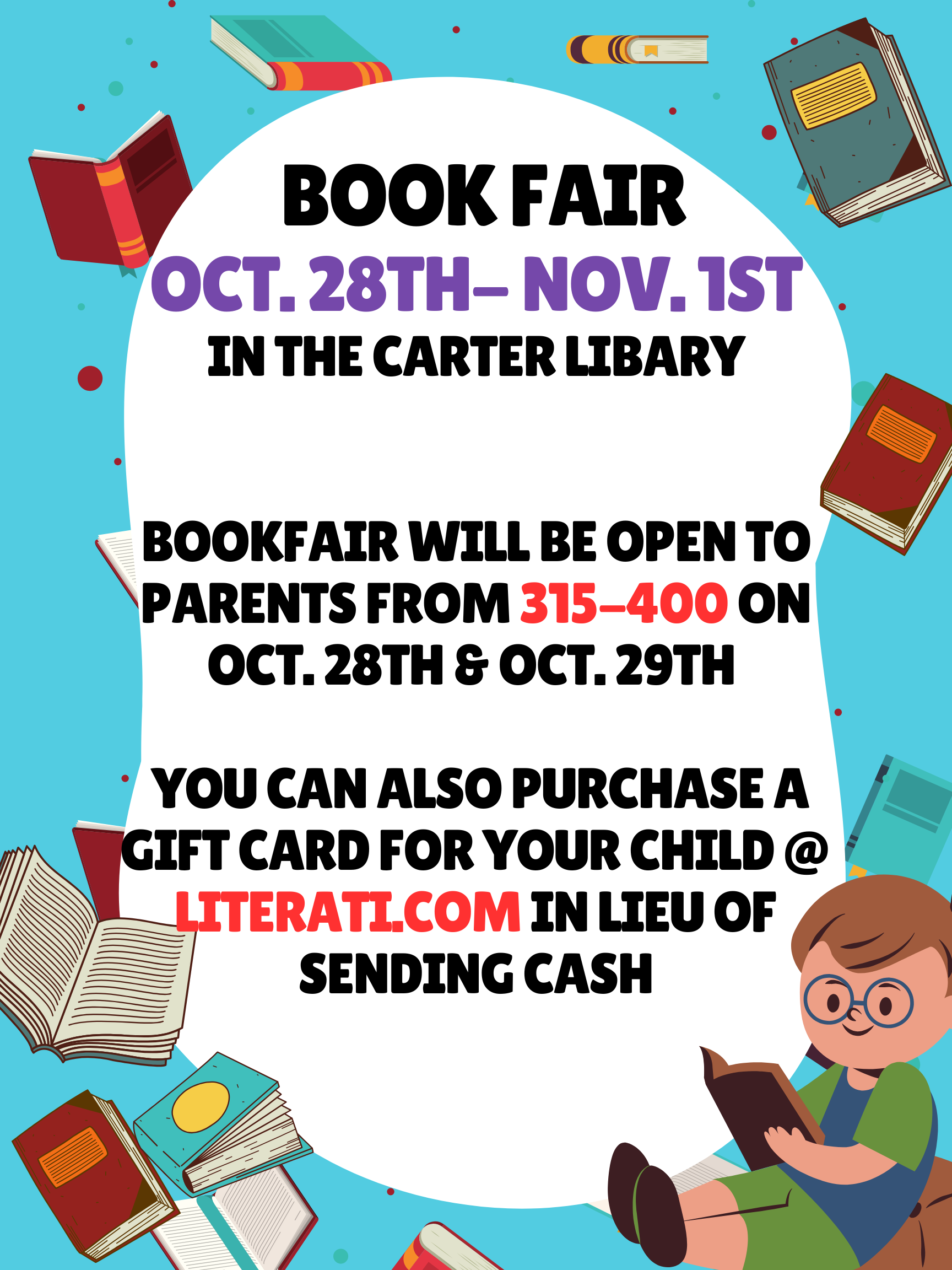 Scholastic book fair Oct. 31st- Nov. 4th (3)