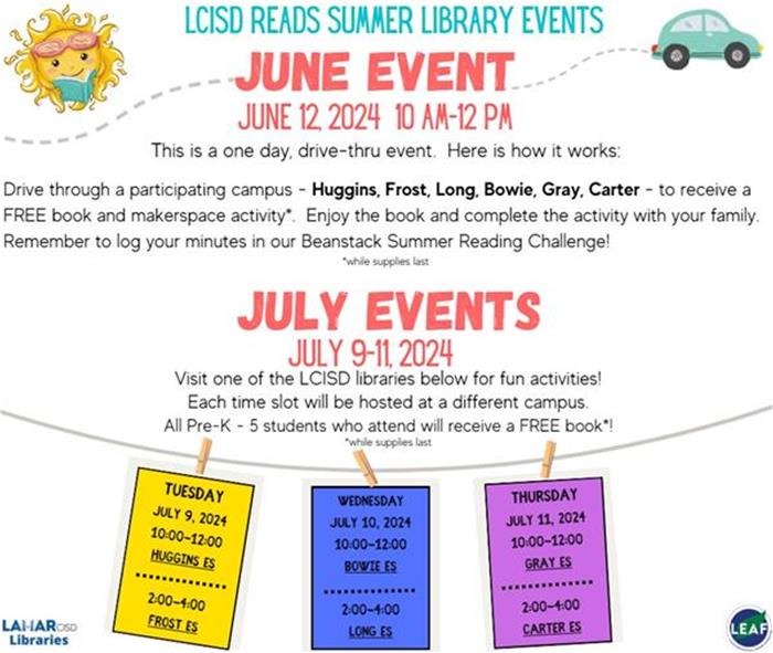 0 - 2024 Summer Library Events Eng