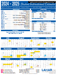 2024_2025 Student Instructional Calendar