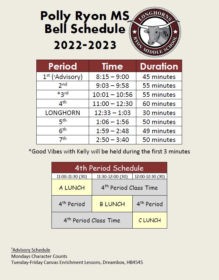 Bell Schedules