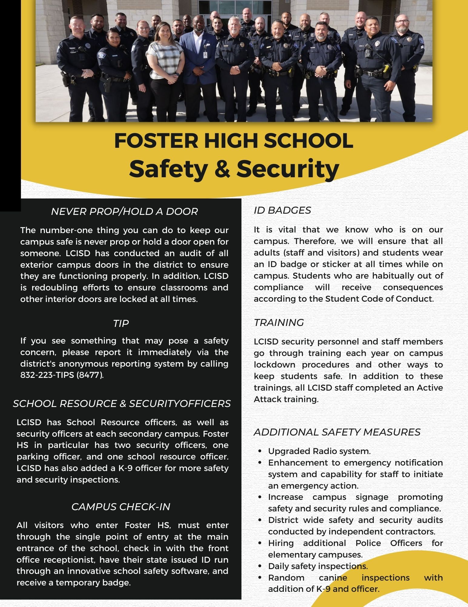 Safety and Security Flyer