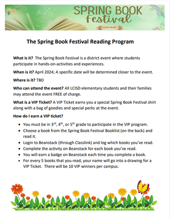 Spring Book Festival