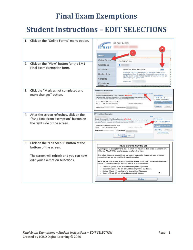 22-23Final Exam Exemptions - Student Instructions - EDIT SELECTION (1)1024_1