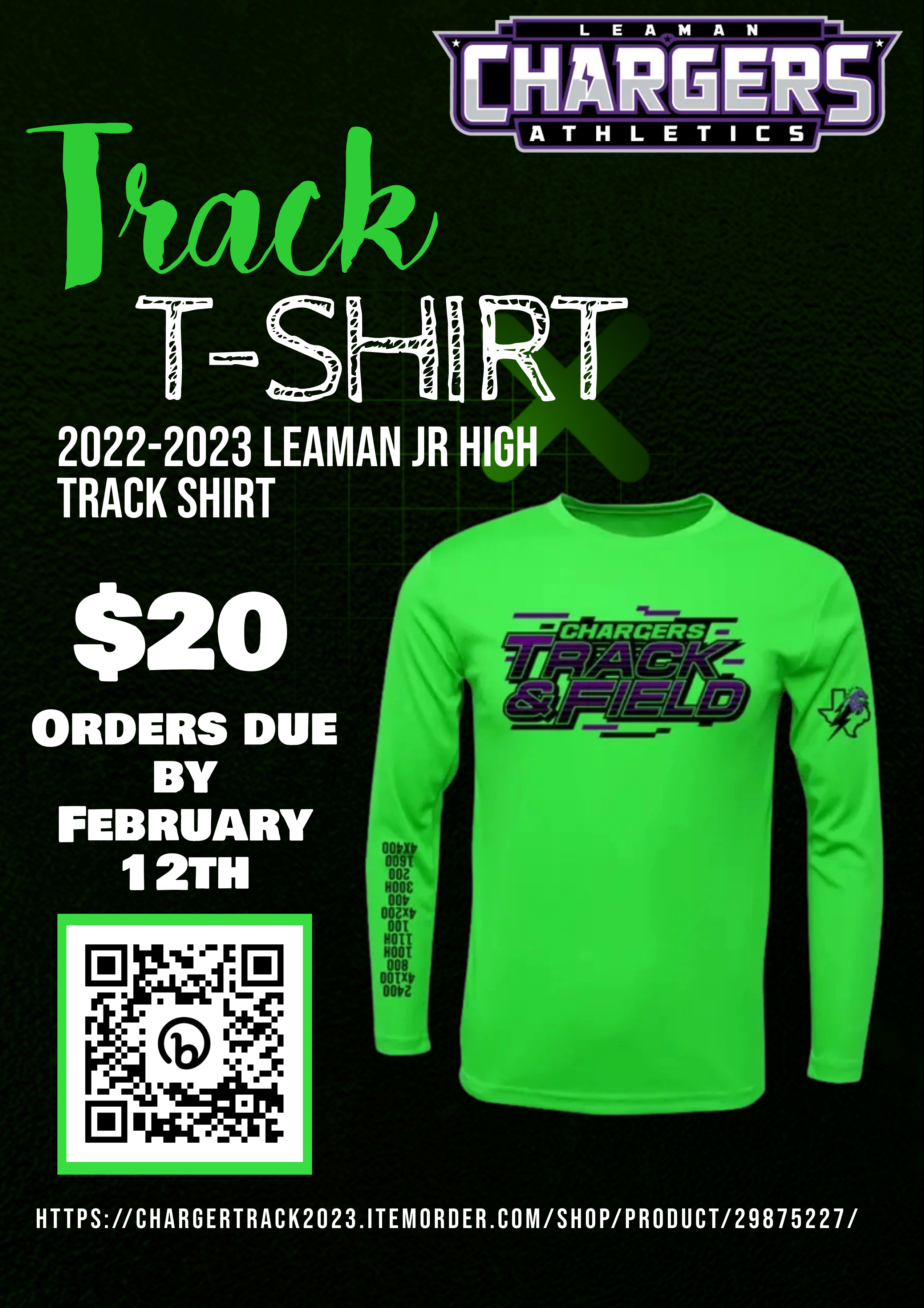 Track Shirt Flyer