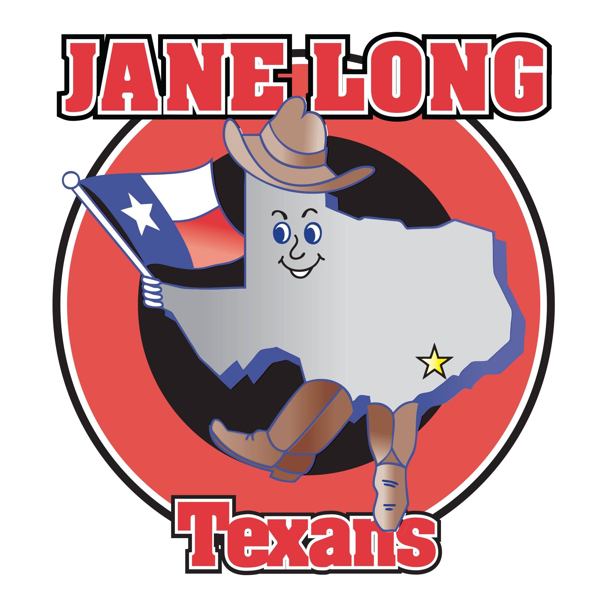Jane Long Logo with Red Around